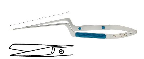 Сенсешн мікроножиці гостр./туп багнетовидні прямі 90/215 мм